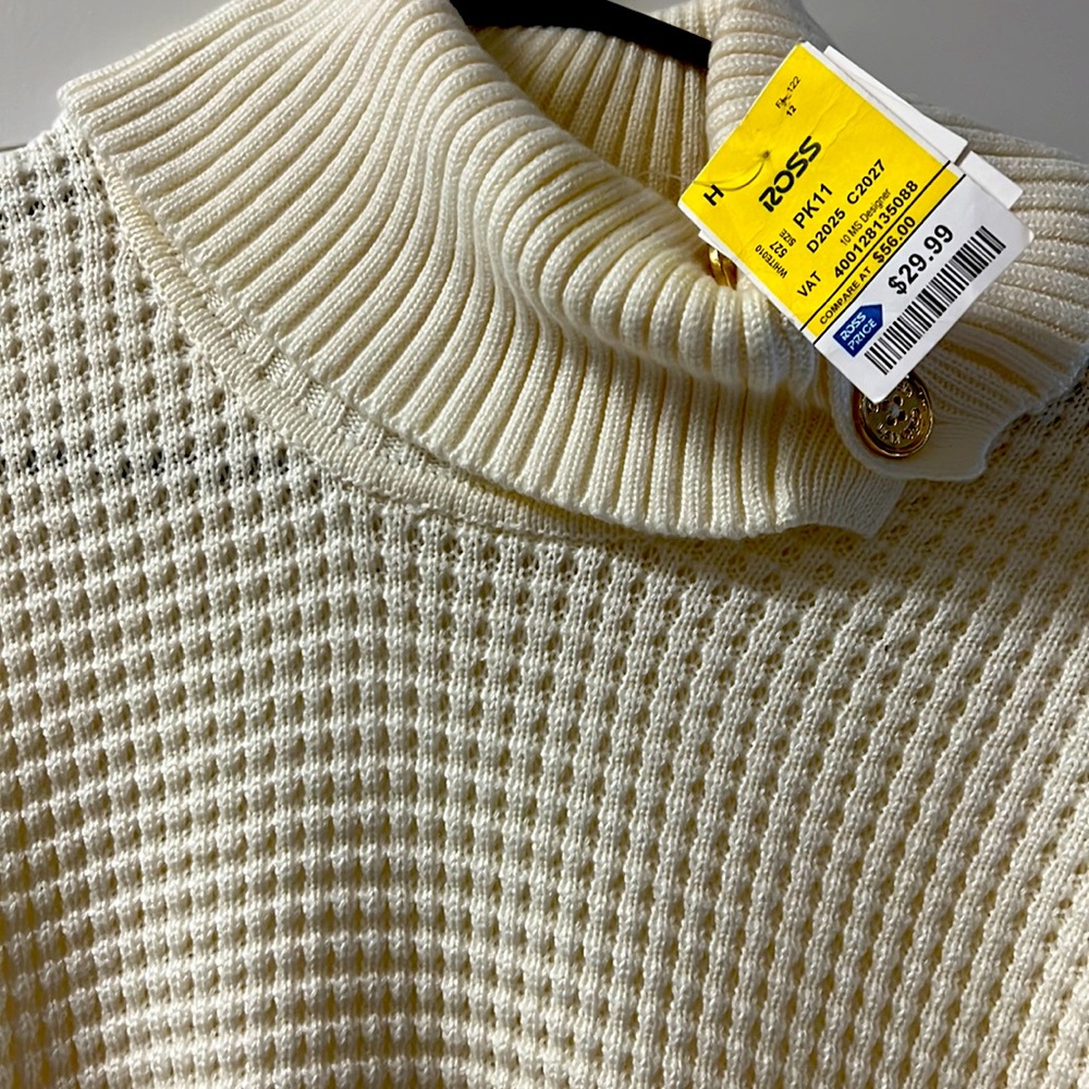 Beige Calvin Klein sweater size L
